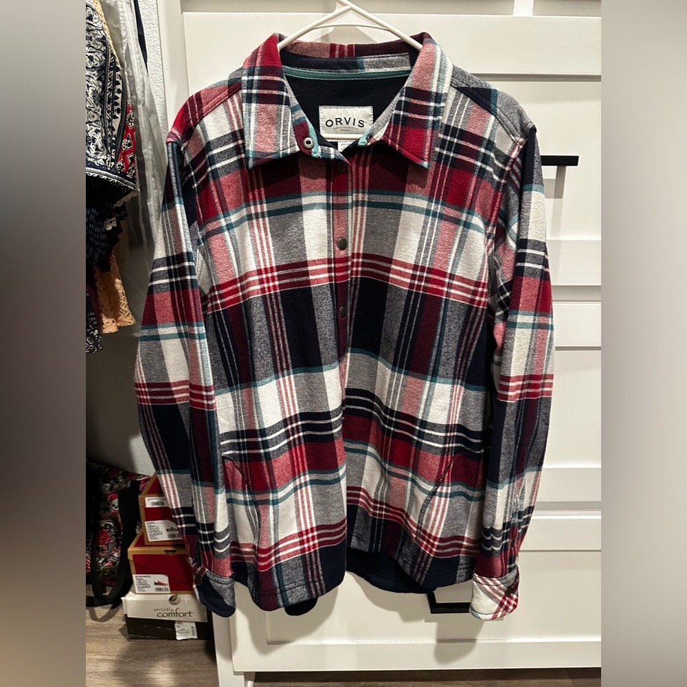 Women’s ORVIS Plaid Flannel Shirt Jacket